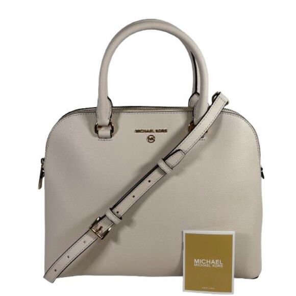 Michael Kors Cindy Large Dome Satchel Handbag Crossbody Shoulder Bag Purse - Picture 1 of 16